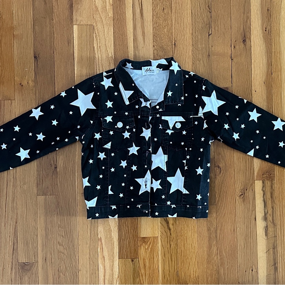 Star of the Show Black Denim Jacket